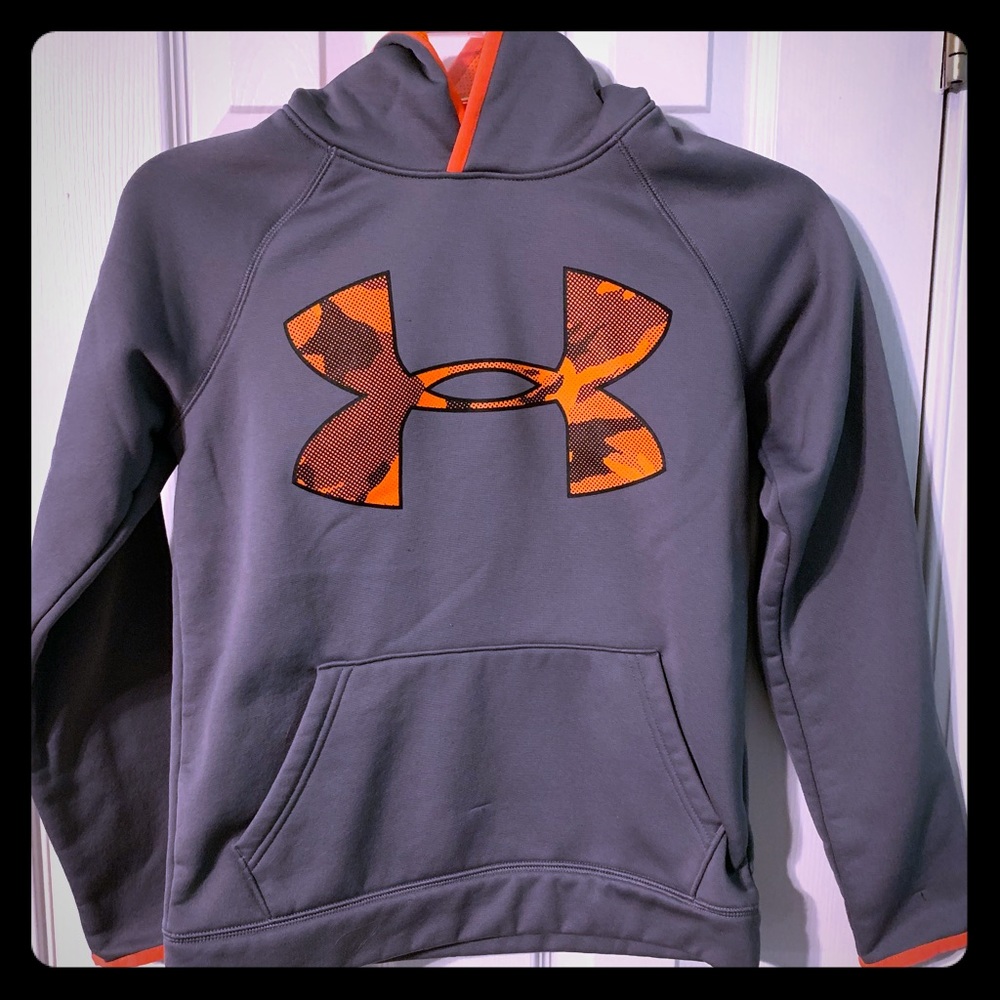 Under Armour Boys Hoodie Sweatshirt Sz Med